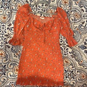 Puff Sleeve Sweetheart mini dress